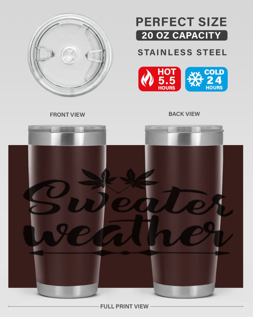 sweater weather 581#- fall- Tumbler