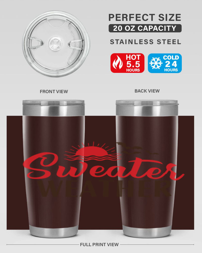 sweater weather 584#- fall- Tumbler