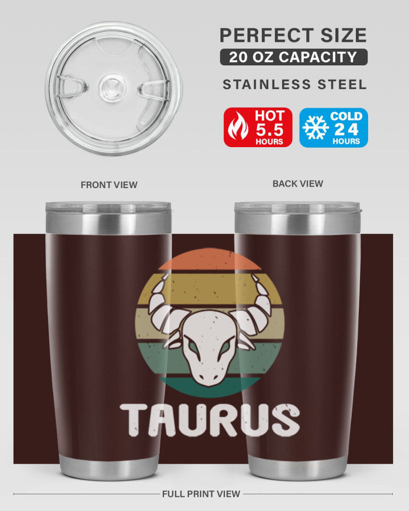 taurus 519#- zodiac- Tumbler