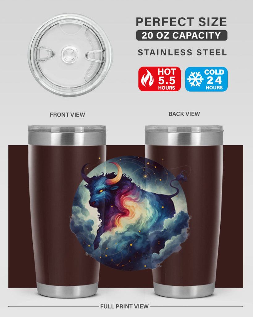 taurus 523#- zodiac- Tumbler