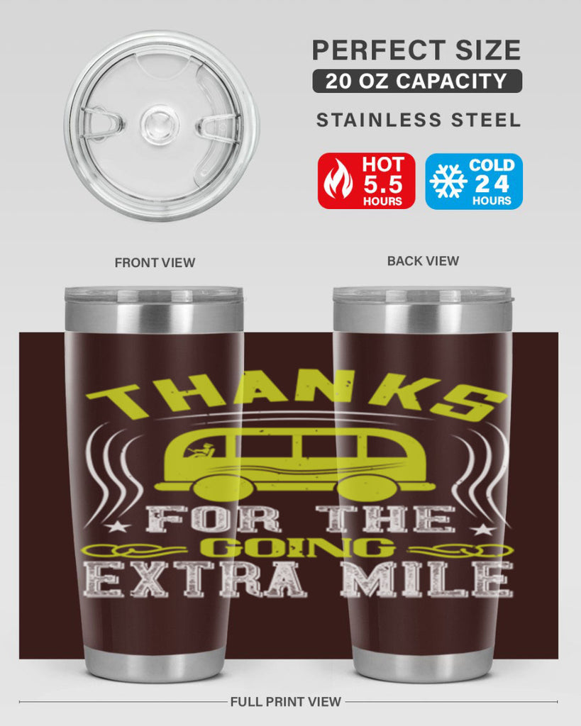 thanks for the going extra mile Style 14#- bus driver- tumbler