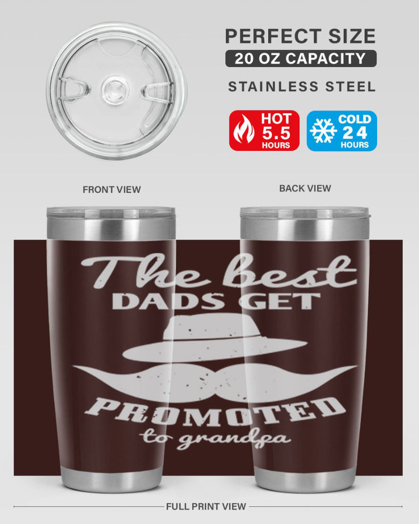 the best dads get promoted 164#- fathers day- Tumbler