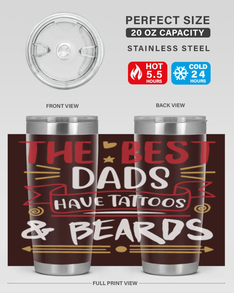 the best dads have tattoos beards 3#- fathers day- Tumbler