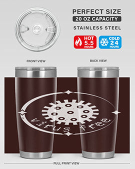 virus free Style 19#- corona virus- Tumbler