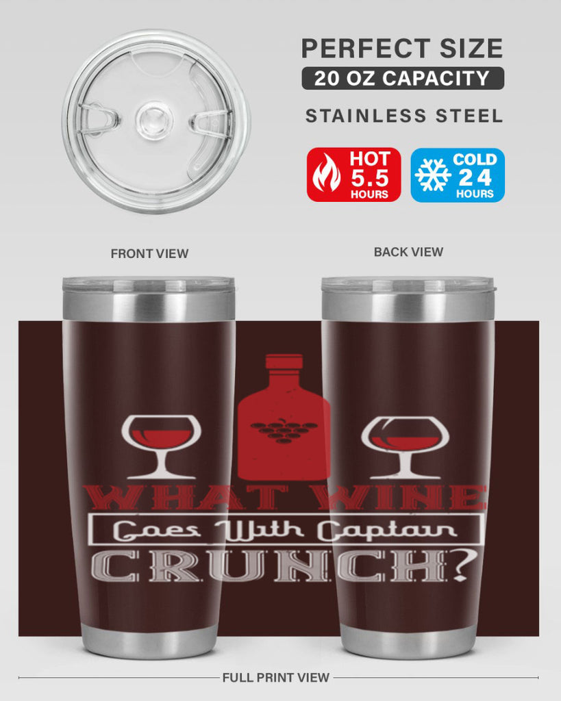 what wine goes with captain crunch 11#- wine- Tumbler