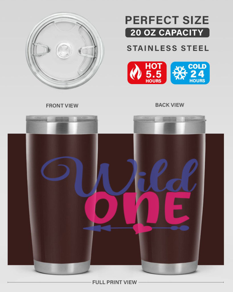 wild one 356#- mom- Tumbler