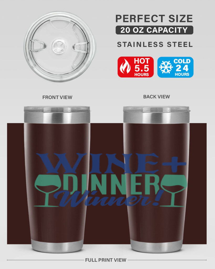 wine dinner winner 145#- wine- Tumbler