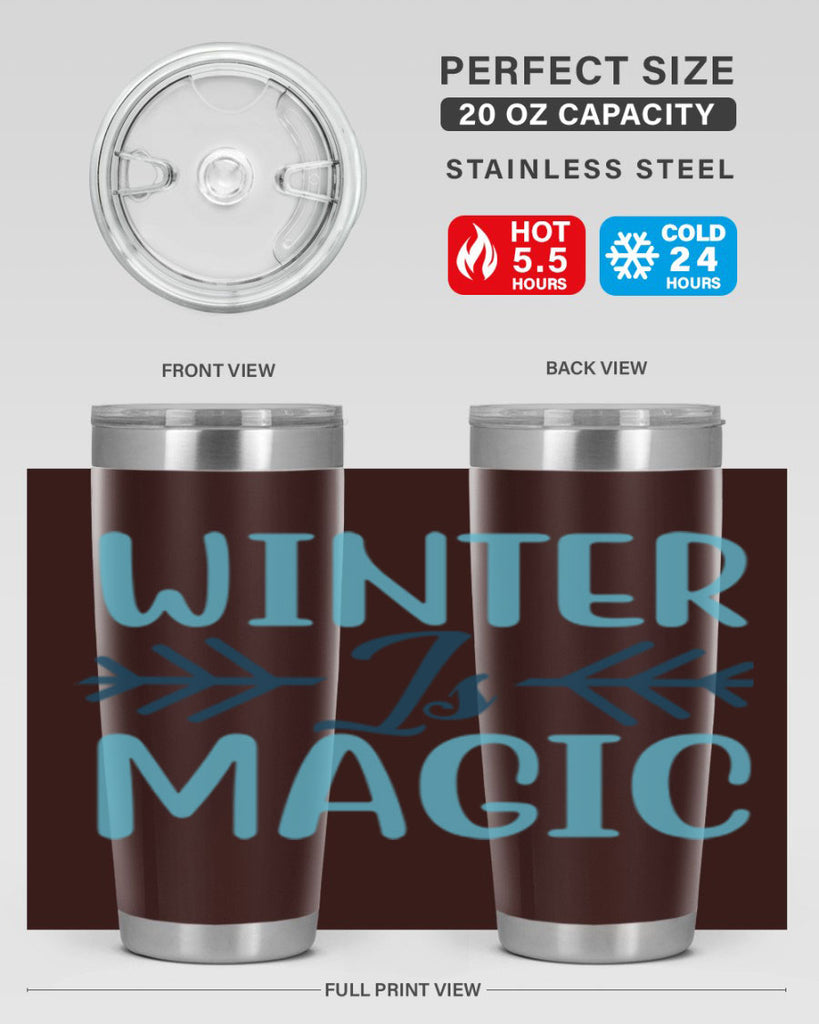 winter is magic 506#- winter- Tumbler