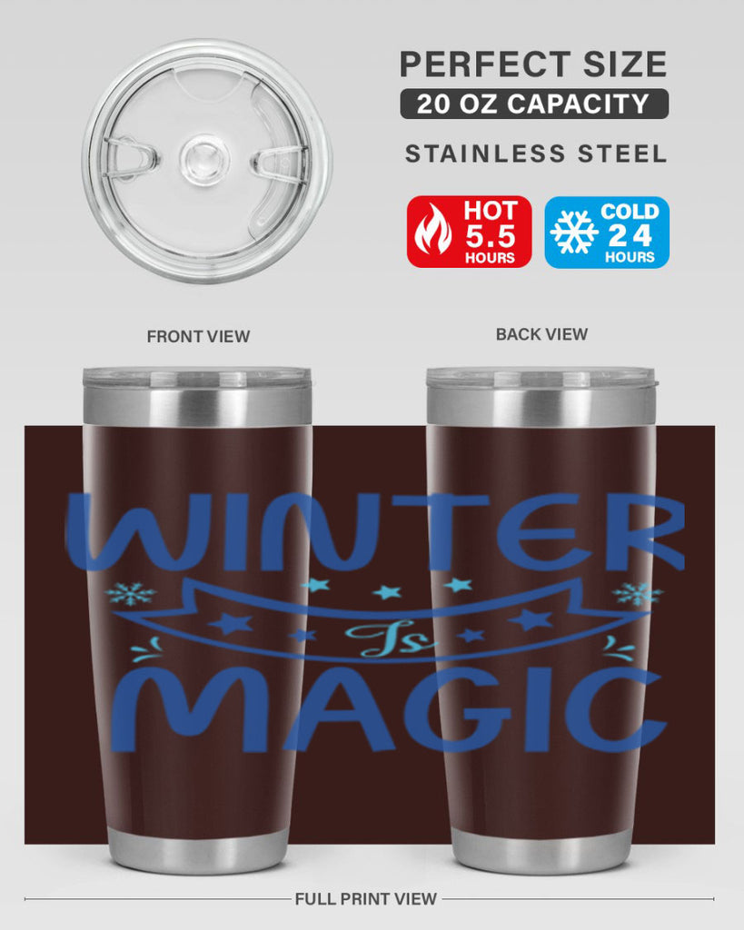 winter is magic 508#- winter- Tumbler