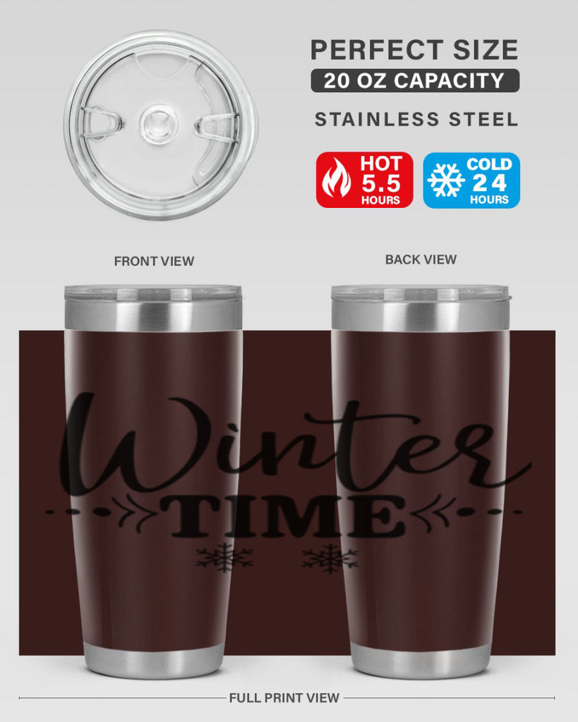 winter time 529#- winter- Tumbler