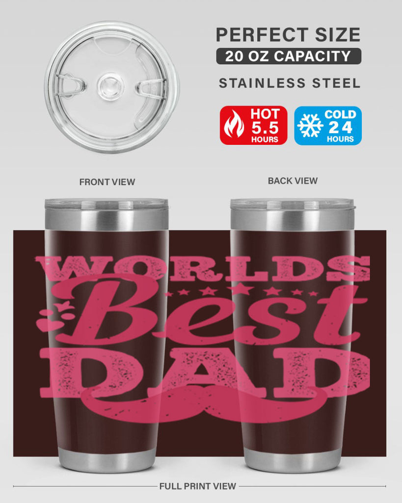 worlds best dad 142#- fathers day- Tumbler