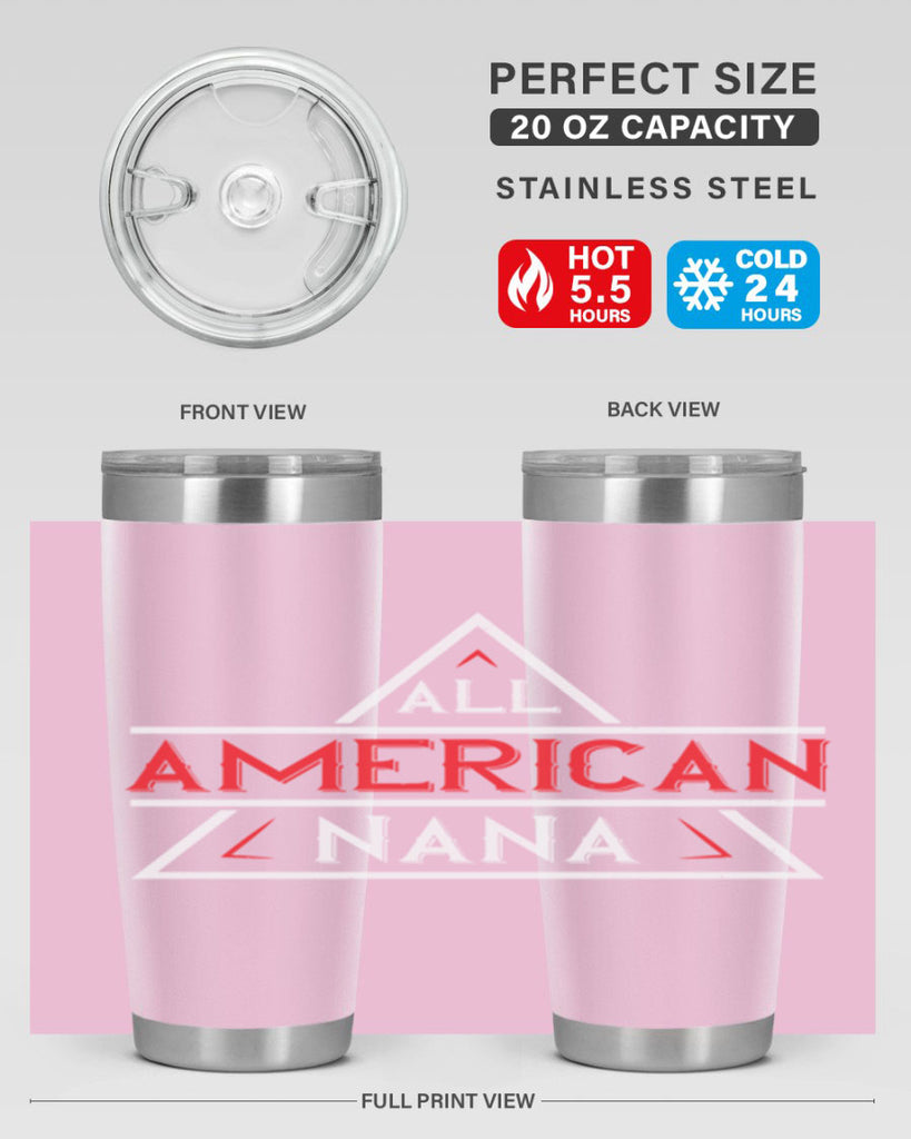 ALL american nana 37#- grandma - nana- Tumbler