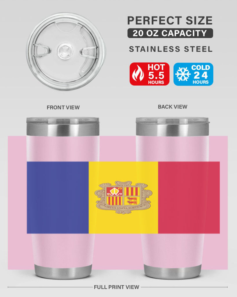 Andorra 194#- world flags- Tumbler