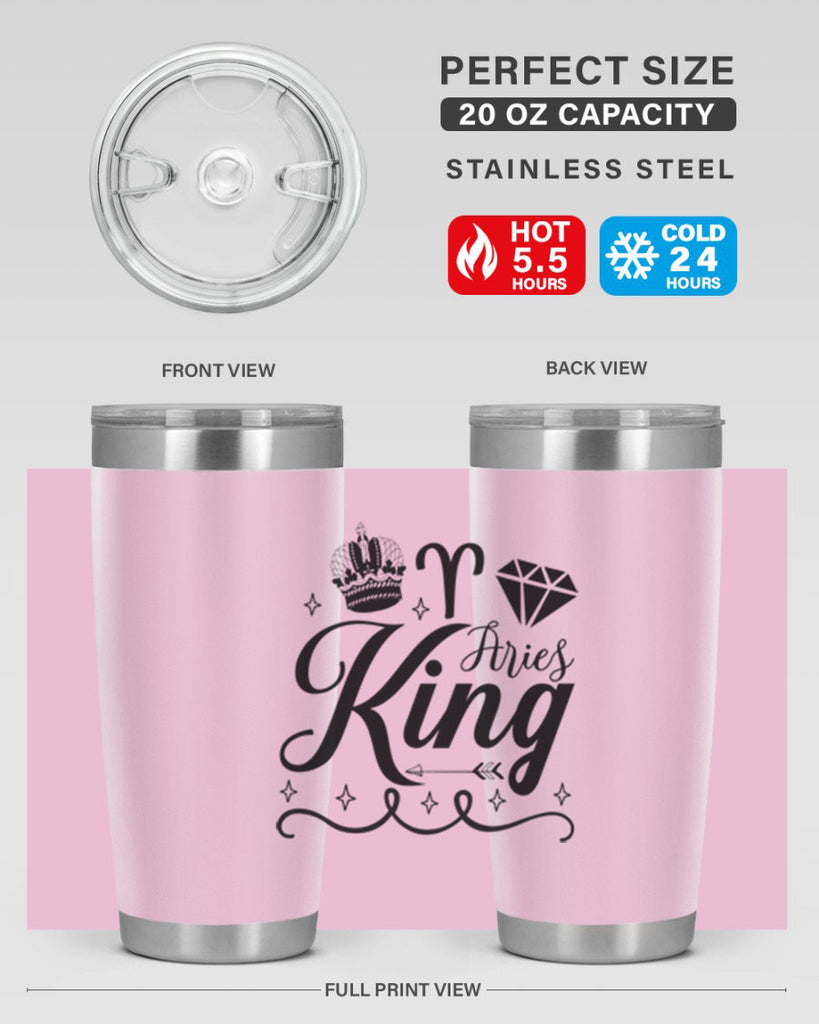 Aries king 111#- zodiac- Tumbler