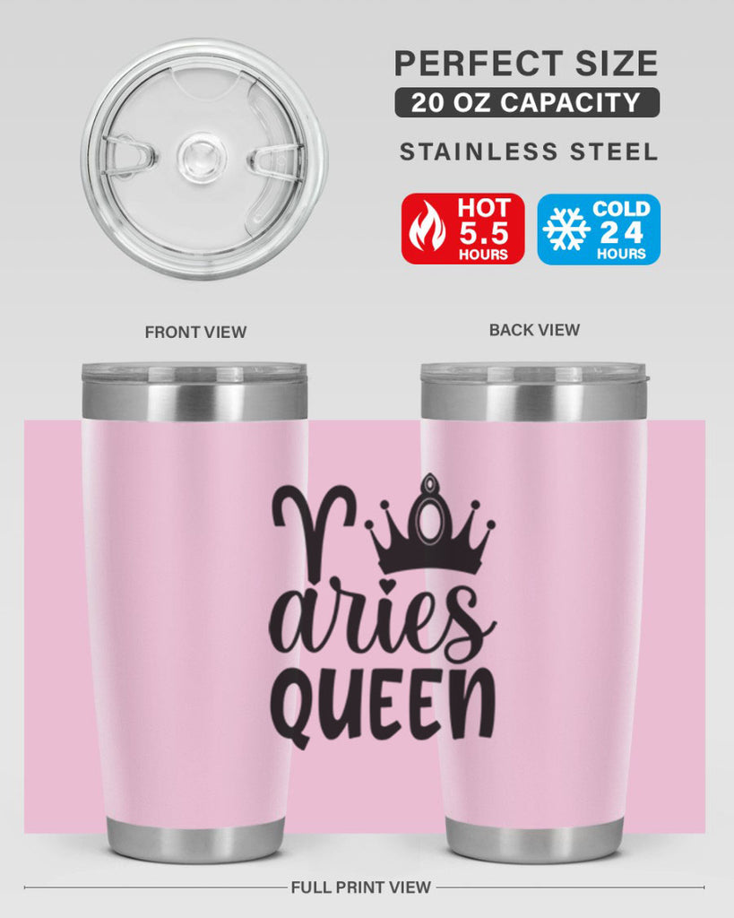 Aries queen 118#- zodiac- Tumbler