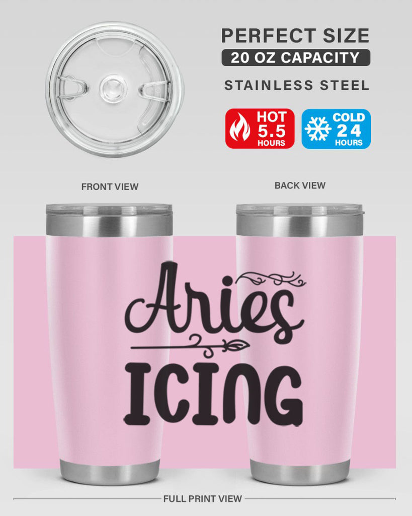 Ariesicing 106#- zodiac- Tumbler