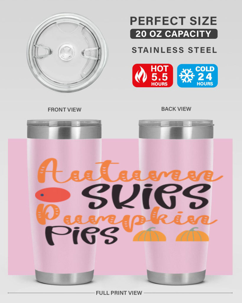 Autumn Skies Pumpkin Pies 30#- fall- Tumbler