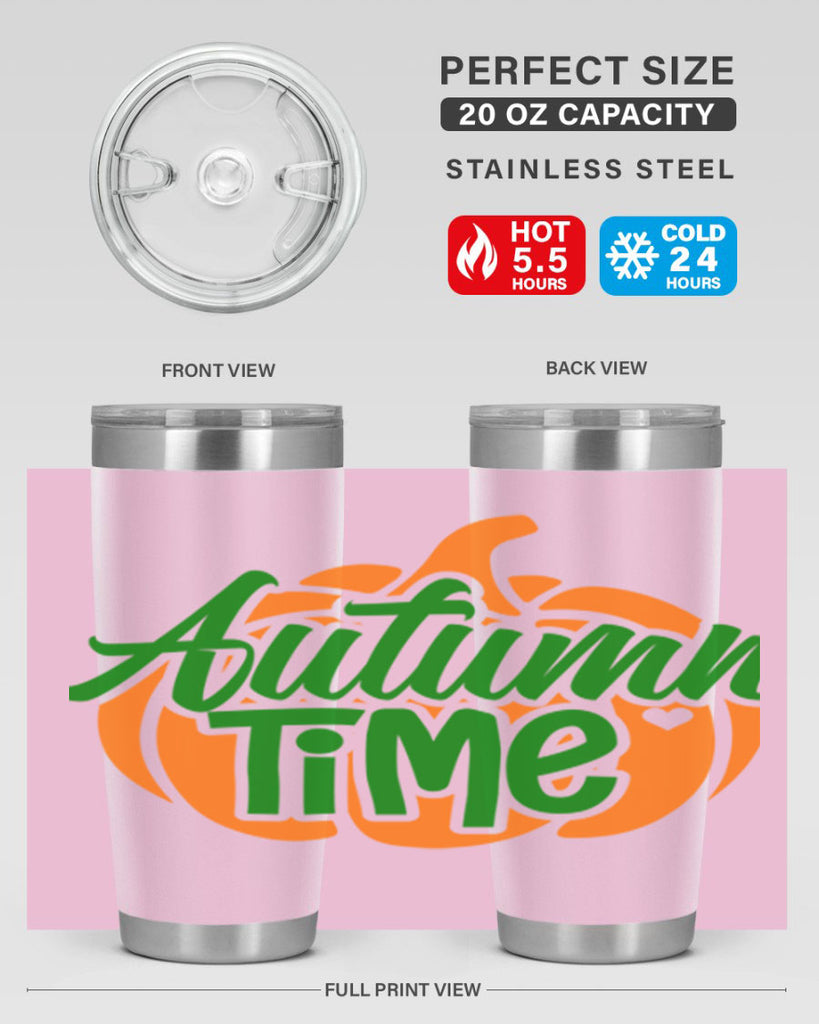 Autumn Time 34#- fall- Tumbler