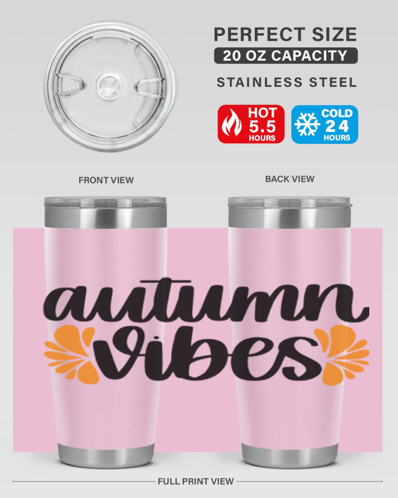 Autumn Vibes 478#- fall- Tumbler