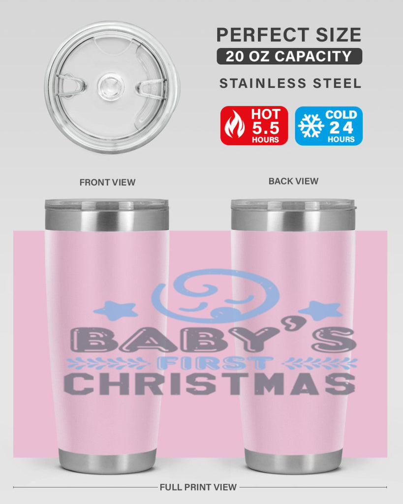 Baby First Christmas Style 2#- baby shower- tumbler