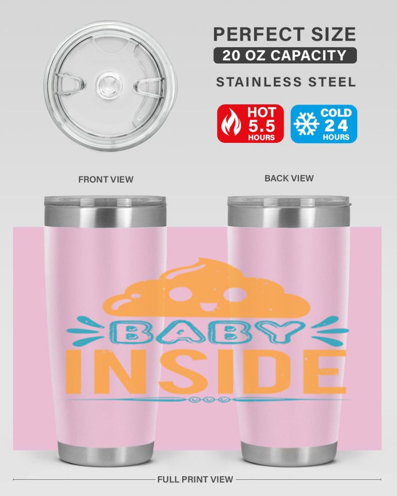 Baby Inside Style 1#- baby shower- tumbler