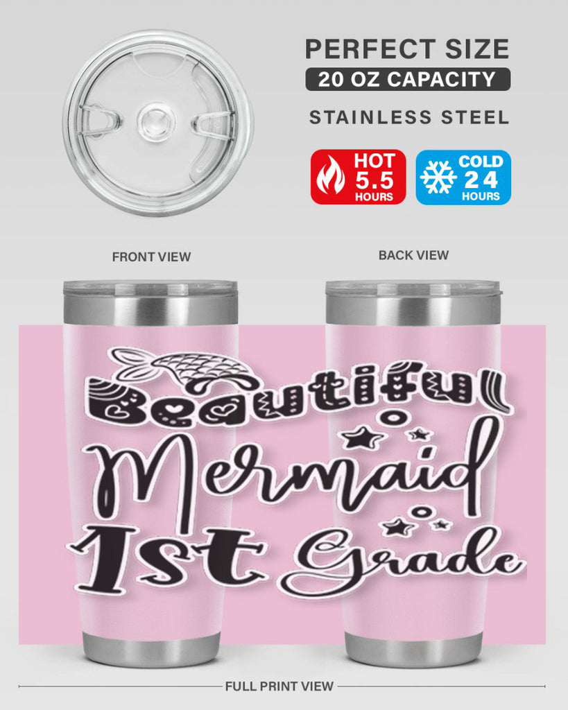 Beautiful Mermaid st Grade 64#- mermaid- Tumbler