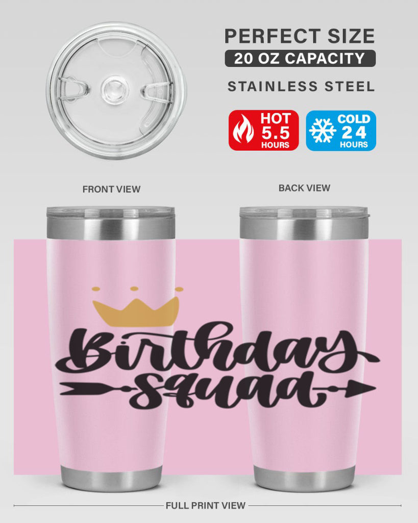 Birthday Squad Style 6#- birthday- tumbler