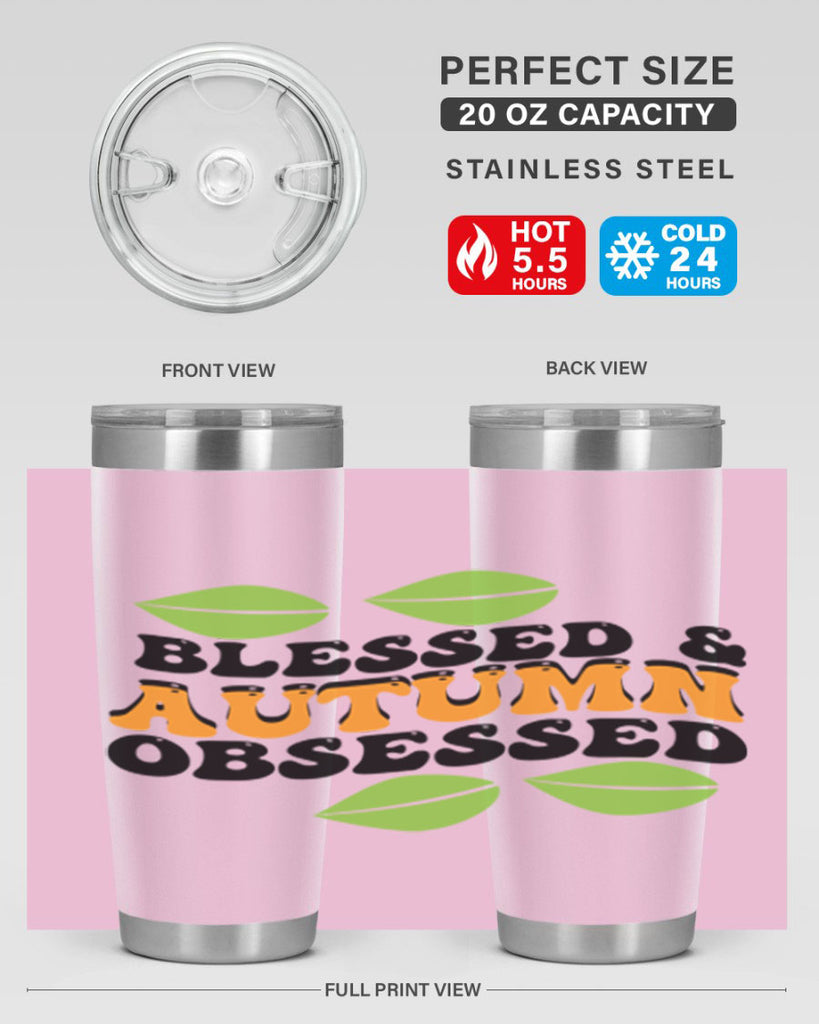 Blessed Autumn Obsessed 48#- fall- Tumbler
