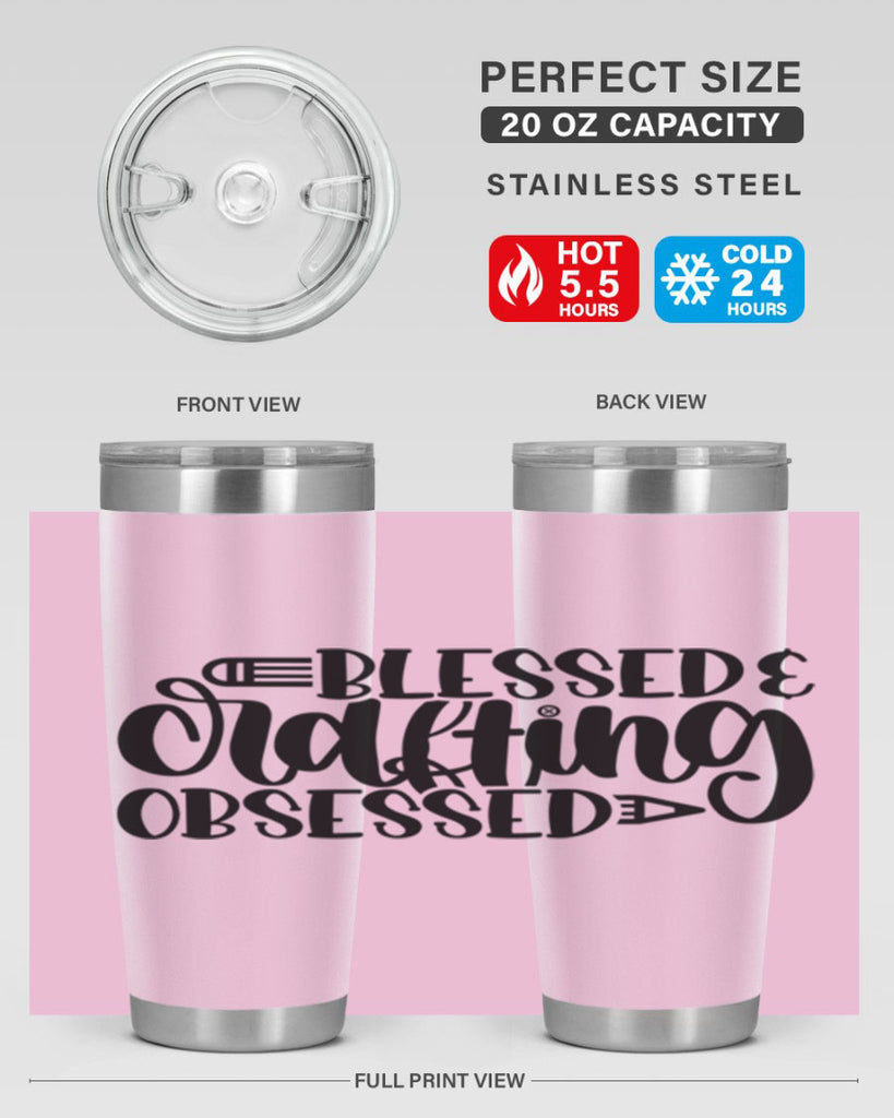 Blessed Crafting Obsessed 47#- crafting- Tumbler