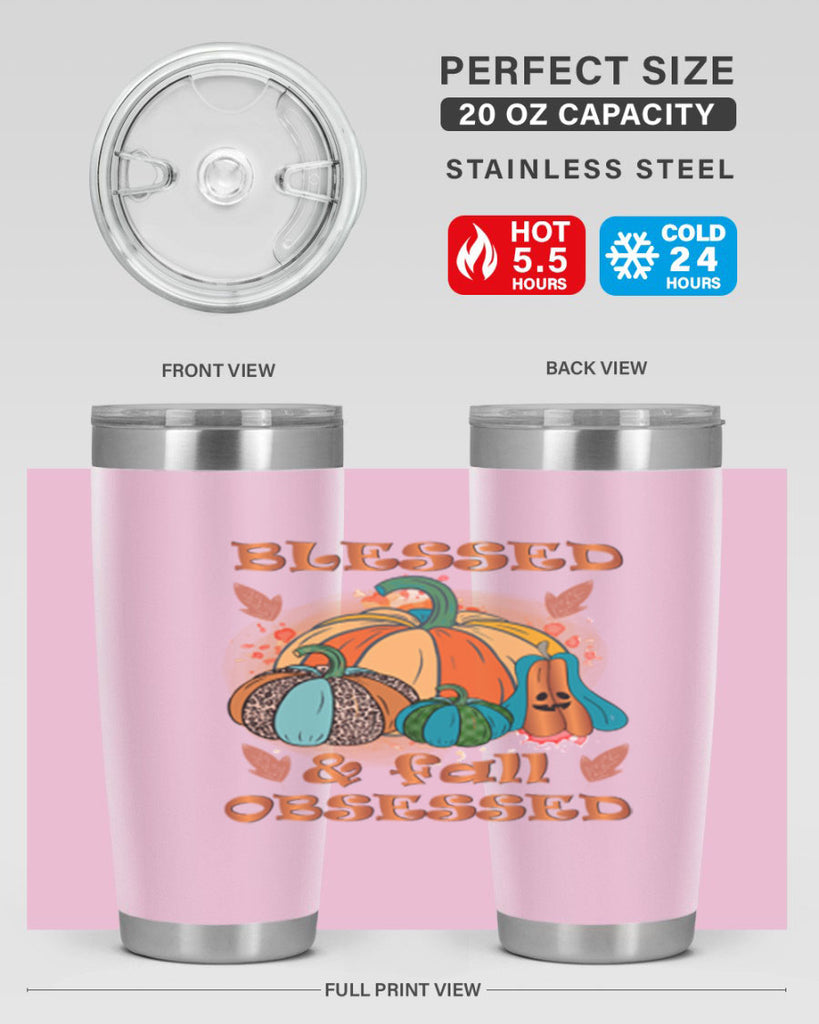 Blessed Fall Obsessed 49#- fall- Tumbler