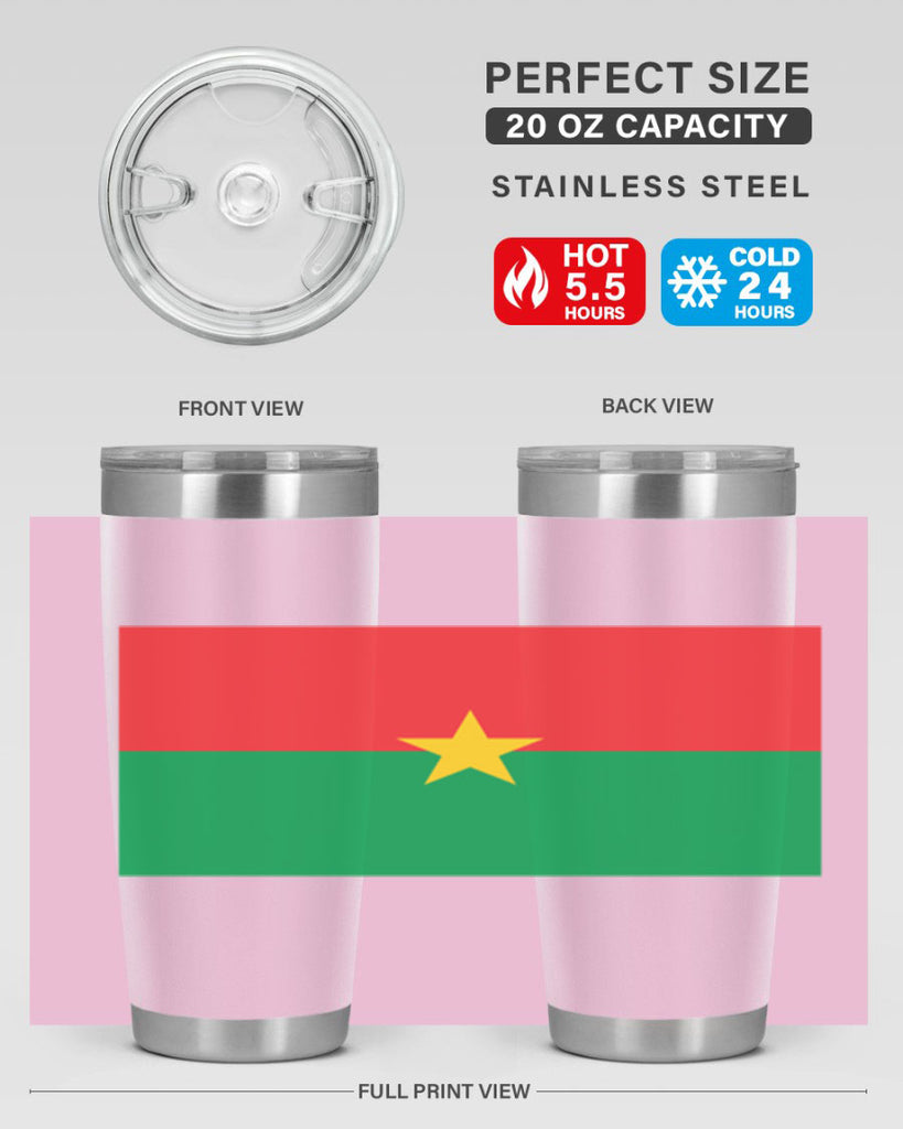 Burkina Faso 171#- world flags- Tumbler