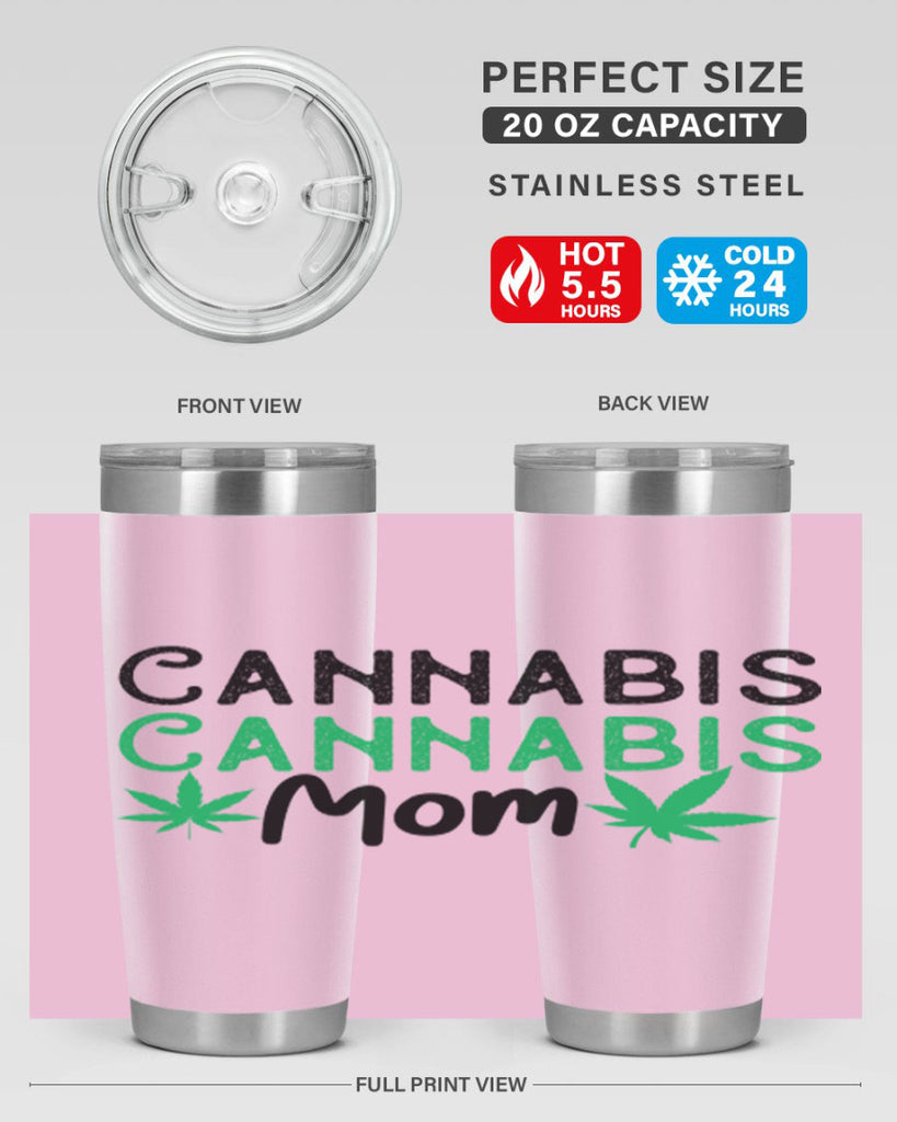 Cannabis Mom 48#- marijuana- Tumbler