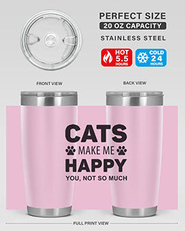 Cats Make Me Style 40#- cat- Tumbler