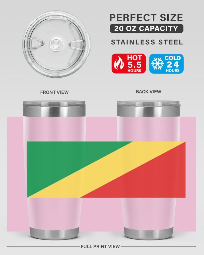 Congo Republic of the 158#- world flags- Tumbler