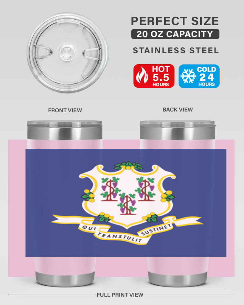 Connecticut 45#- Us Flags- Tumbler