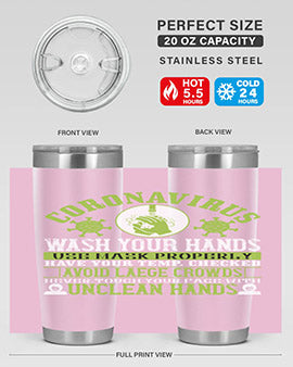 Coronavirus Wash Your Hands Use Style 1#- corona virus- Cotton Tank