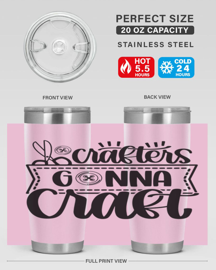 Crafters Gonna Craft 36#- crafting- Tumbler