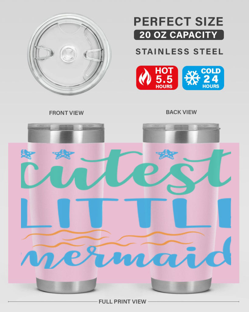 Cutest Little Mermaid Design 97#- mermaid- Tumbler