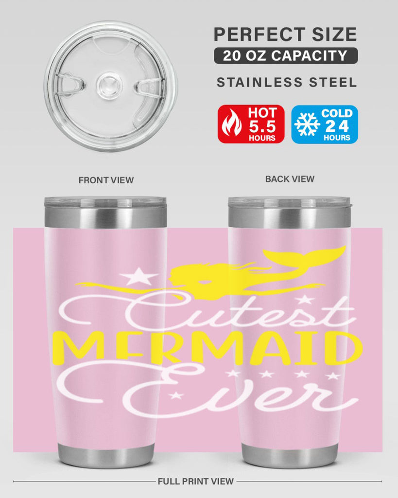 Cutest Mermaid Ever 92#- mermaid- Tumbler