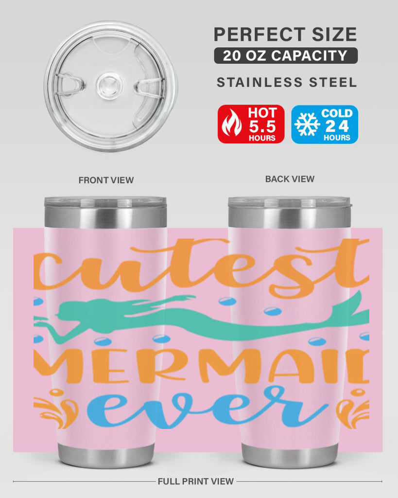 Cutest Mermaid Ever Design 102#- mermaid- Tumbler