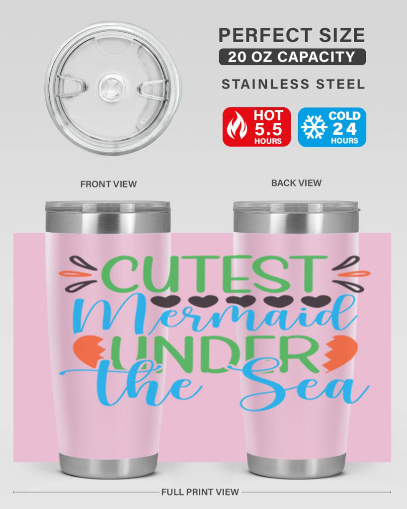 Cutest Mermaid Under The Sea 109#- mermaid- Tumbler