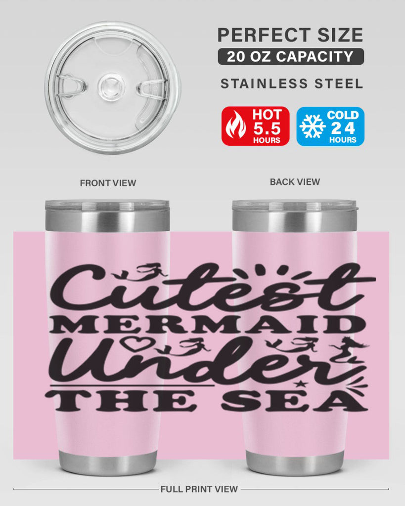 Cutest Mermaid Under the Sea 106#- mermaid- Tumbler