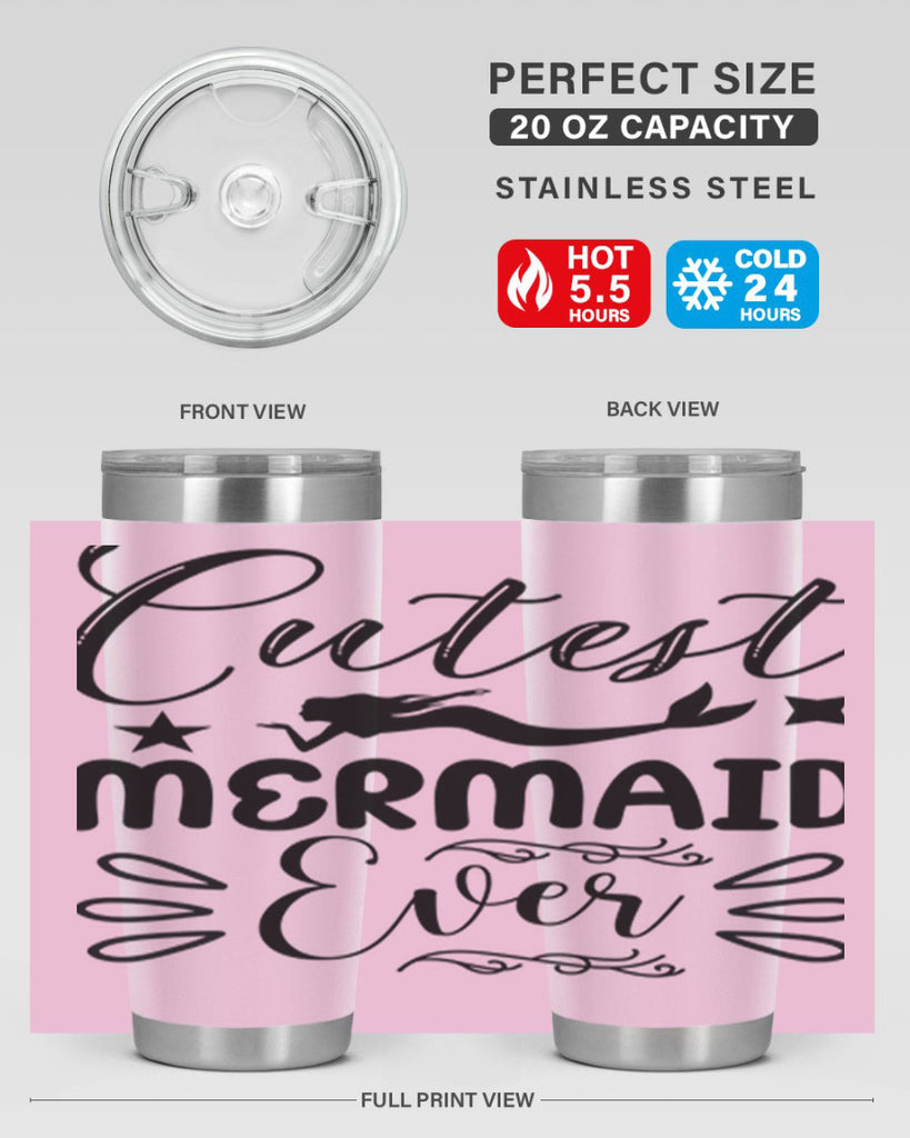 Cutest mermaid ever 101#- mermaid- Tumbler