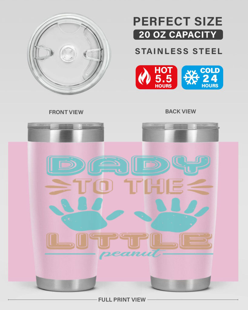 Dady to the little peanut Style 43#- baby shower- tumbler