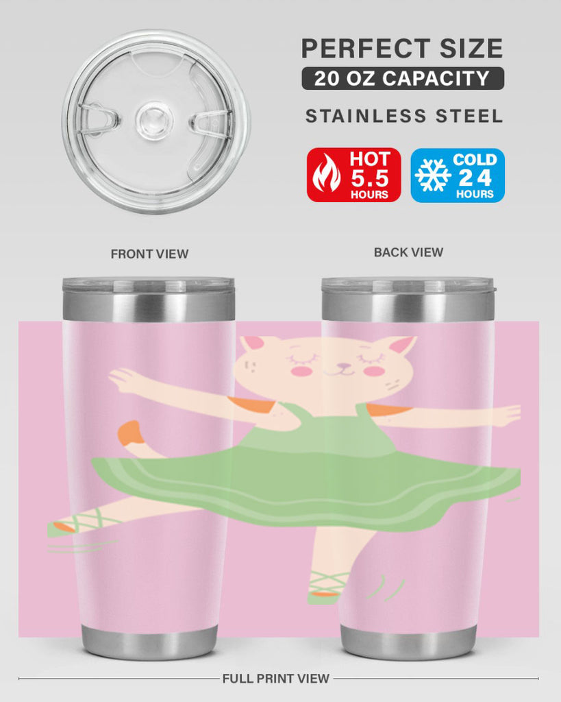 Dancing Cat Ballerina for Ballet Ballet 33#- ballet- Tumbler