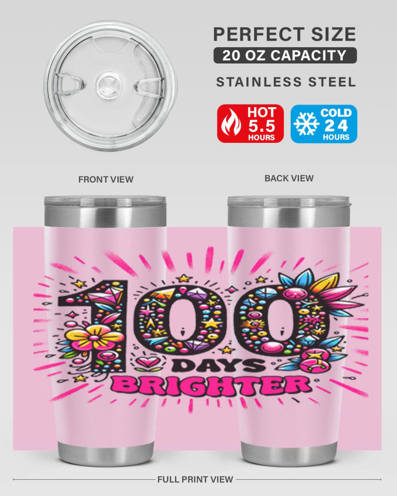 Easy 100 Days of School 50#- 100 days of school- Tumbler