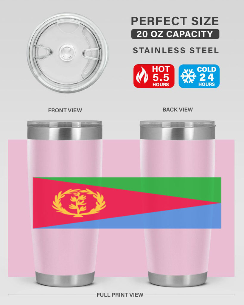 Eritrea 143#- world flags- Tumbler
