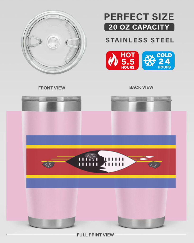 Eswatini 141#- world flags- Tumbler