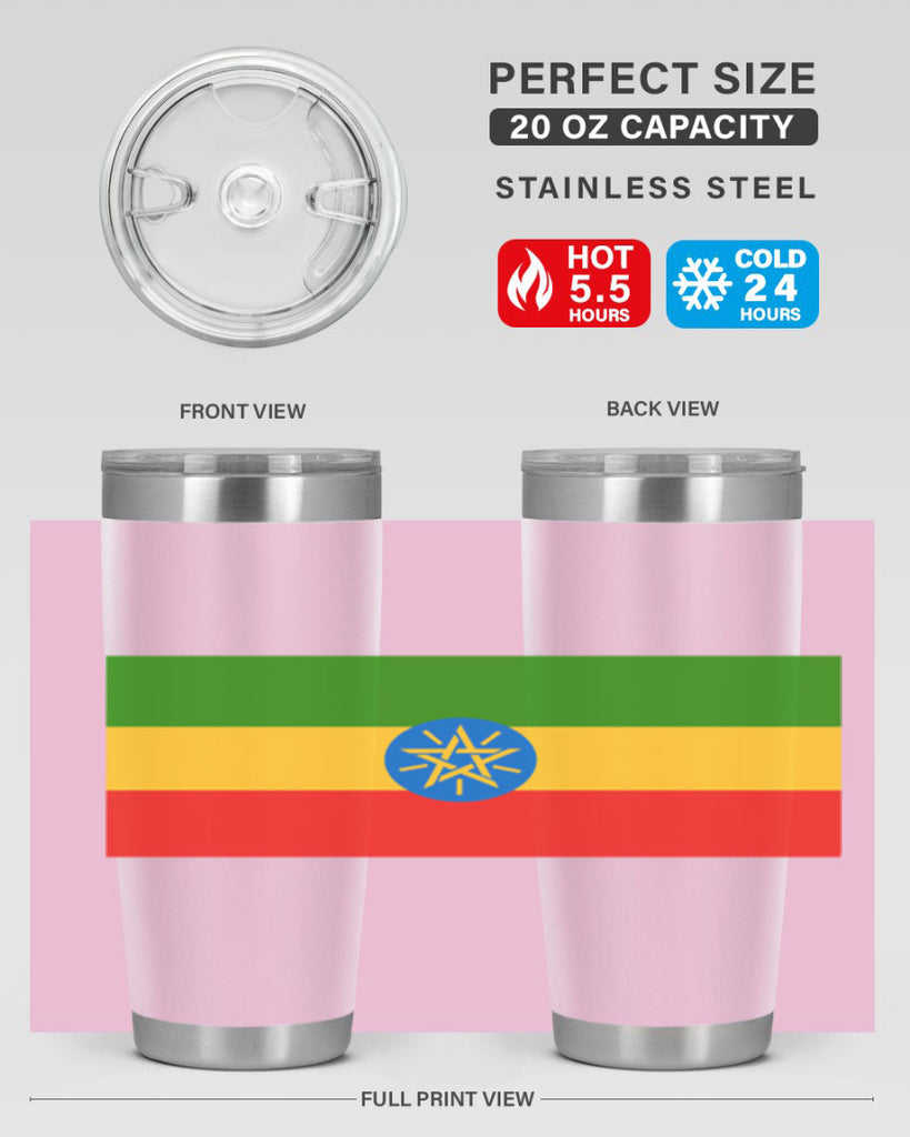 Ethiopia 140#- world flags- Tumbler