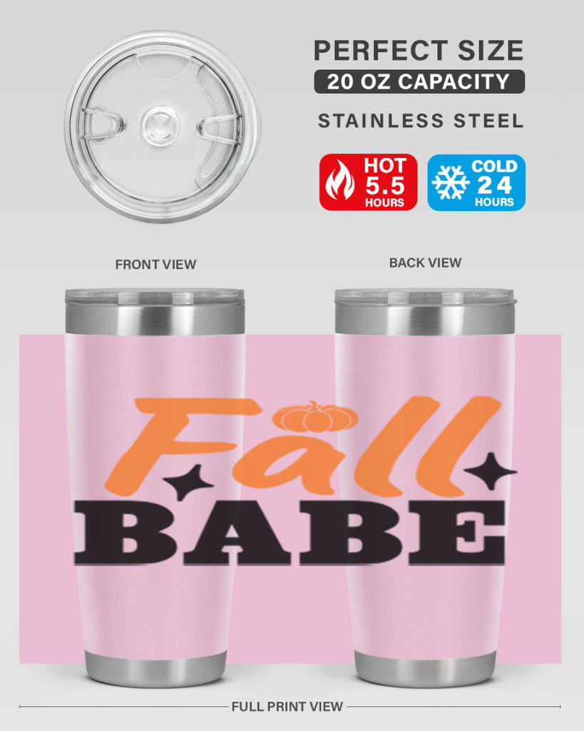 Fall Babe 89#- fall- Tumbler